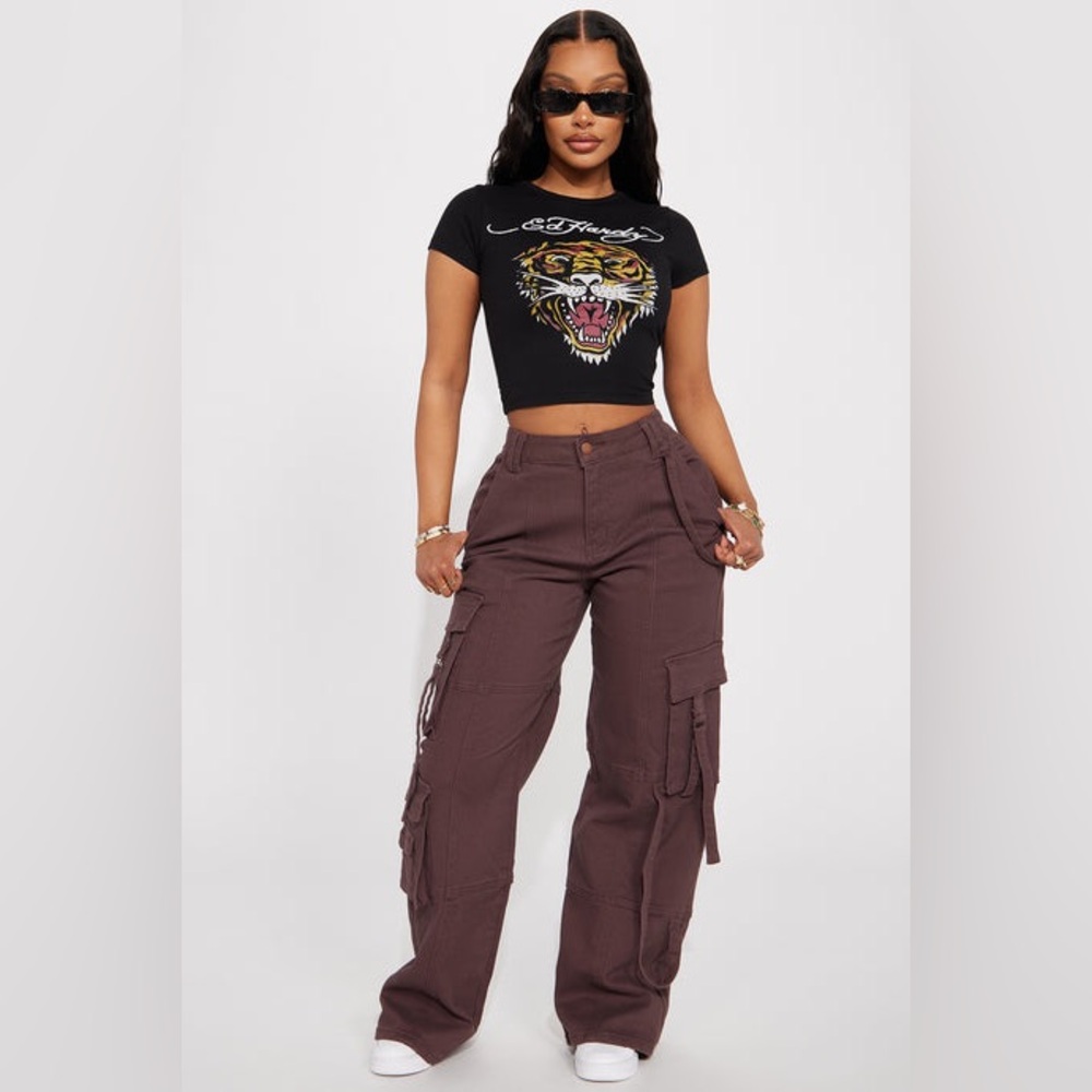 Fashion Nova Chocolate Cargo Pants